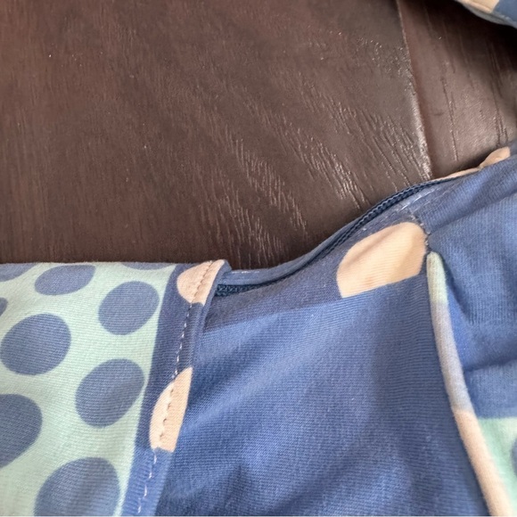 Y2K Polka Dot Patchwork Shoulder Bag baguette - Picture 4 of 9